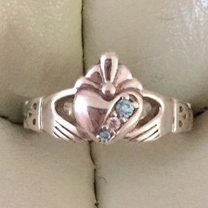 Irish, Celtic, Claddagh, Ring 925 Sterling Silver!